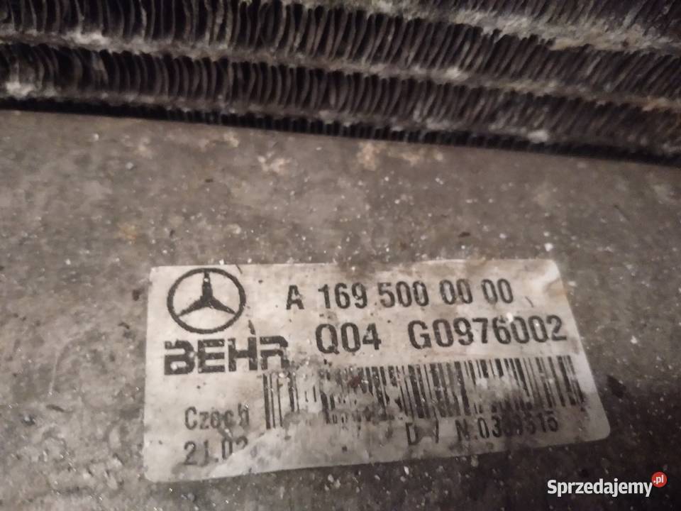 Komplet Chłodnic wentylator Mercedes W 169 20 osobowe Gorzów Wielkopolski