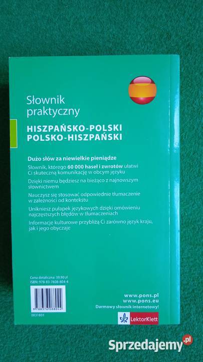 Słownik hiszpańsko polski polsko hiszpański
