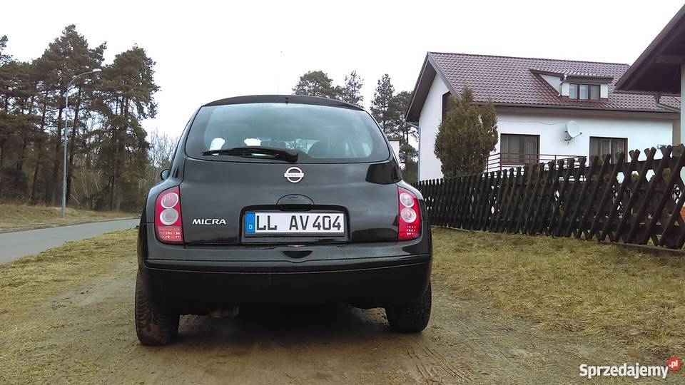 Nissan Micra K12 2006 12 benzyna 65KM Micra Margonin