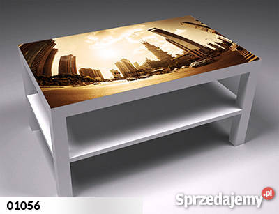SZKLANY BLAT NA STOLIK IKEA LACK SZKŁO Z GRAFIKĄ Wolsztyn