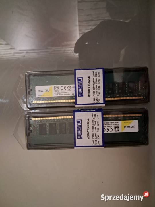 Sprzedam Pamięć ram ddr4 2666mhz 32gb 2x16 Łódź