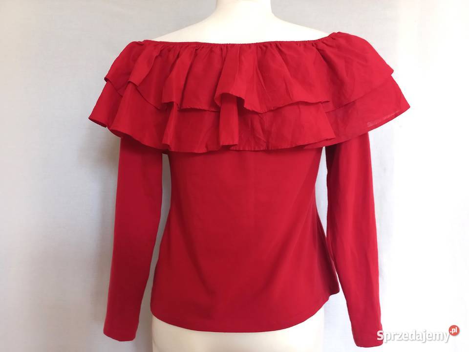 Bluzka czerwona Hiszpanka r 40 HM NOWA czerwony Białystok