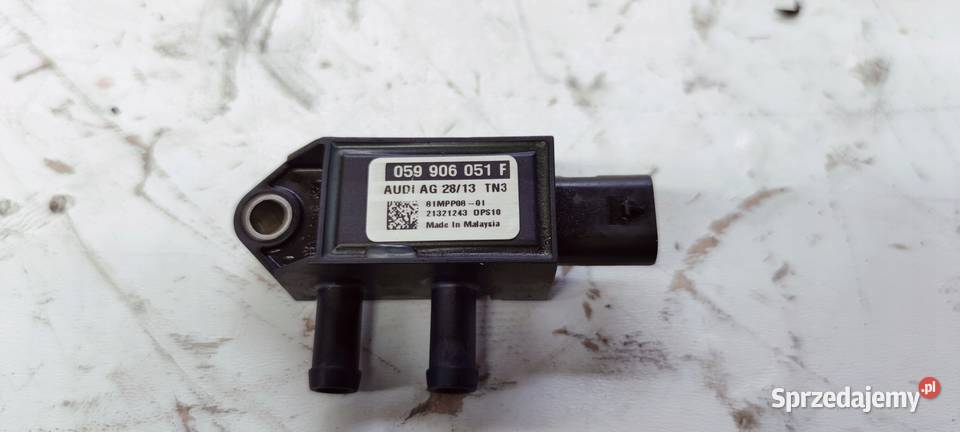 CZUJNIK CIŚNIENIA SPALIN DPF AUDI VW 059906051F Czujniki spalin śląskie Przystajń