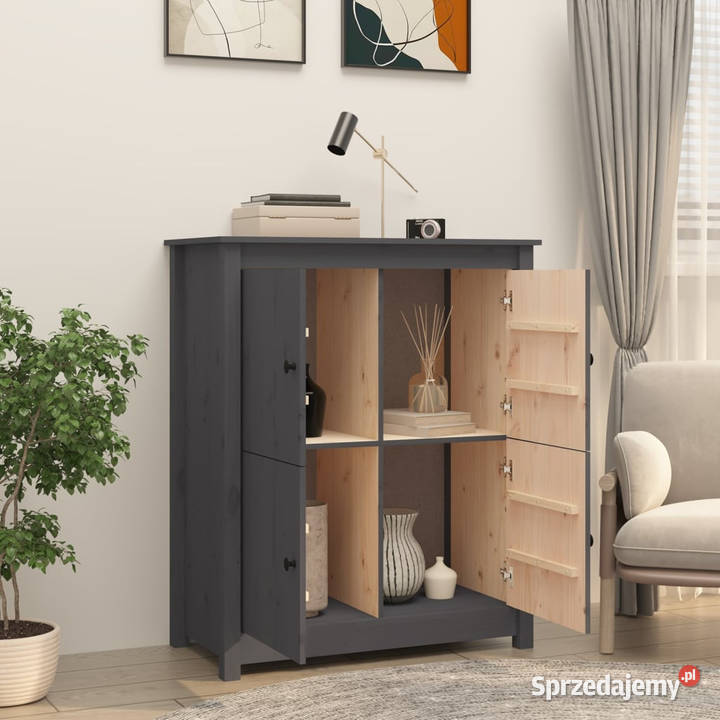 Szafka szara 83x415x100 lite drewno sosnowe Warszawa