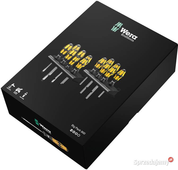 NOWY Zestaw wkrętaków do pobijania Wera Big Pack wielkopolskie Pleszew