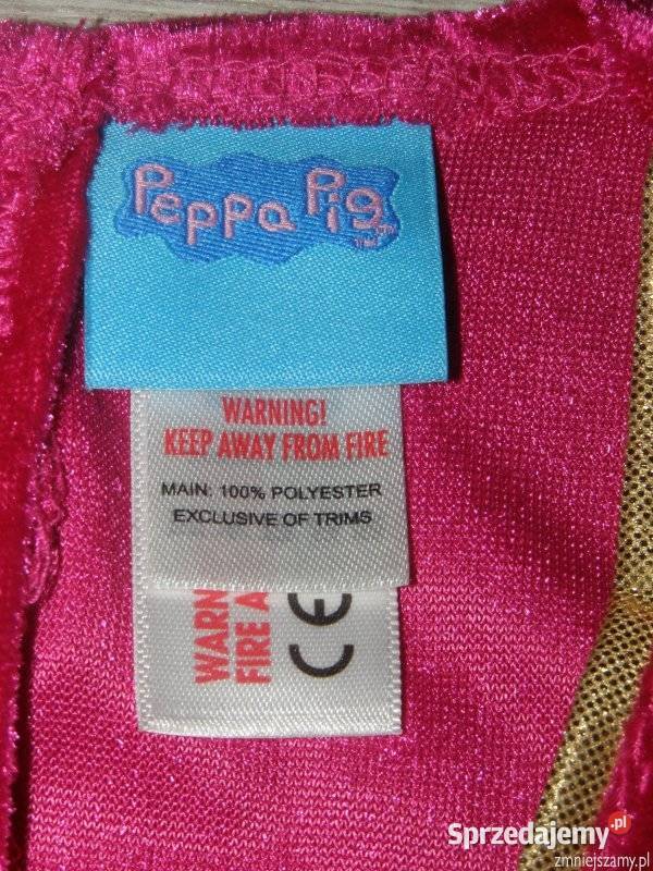 Strój kostium przebranie ŚWINKA PEPPA PIG 56 lat Siedlce sprzedam
