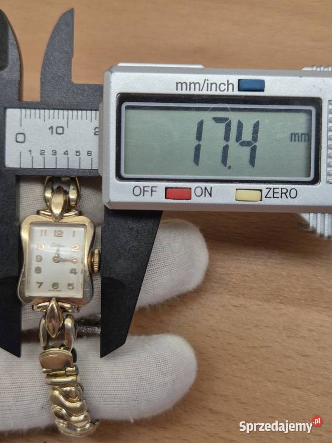 Rzadki zegarek vintage Certina Au Chorzów