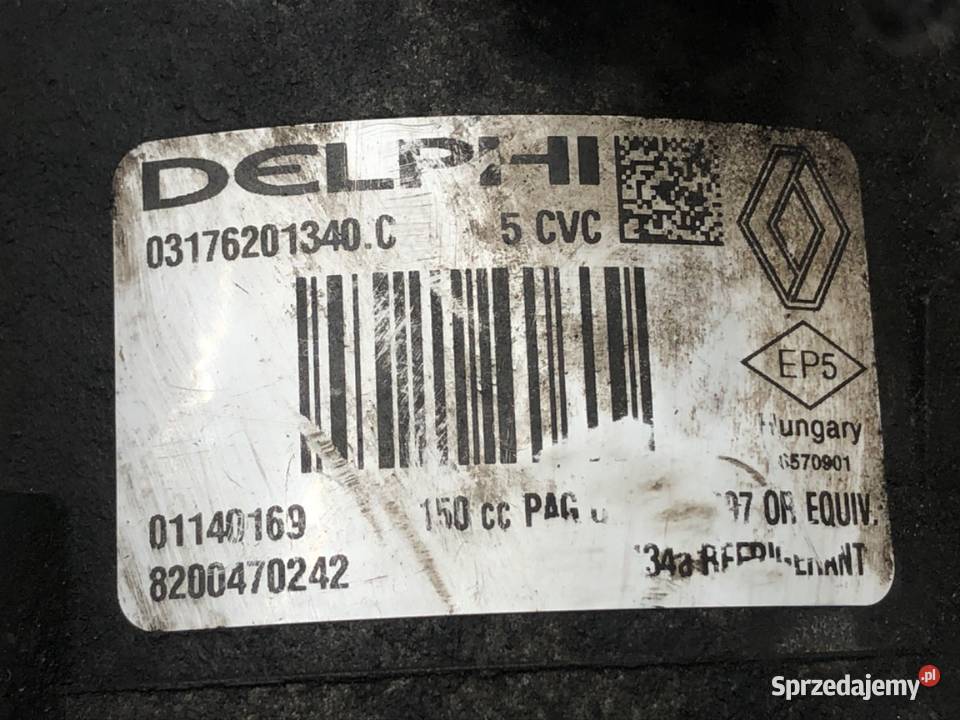 SPRĘŻARKA KLIMATYZACJI RENAULT SCNIC II