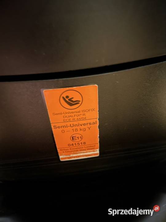 Fotelik Britax Romer 2R 018 isofix z noga Britax kujawsko-pomorskie