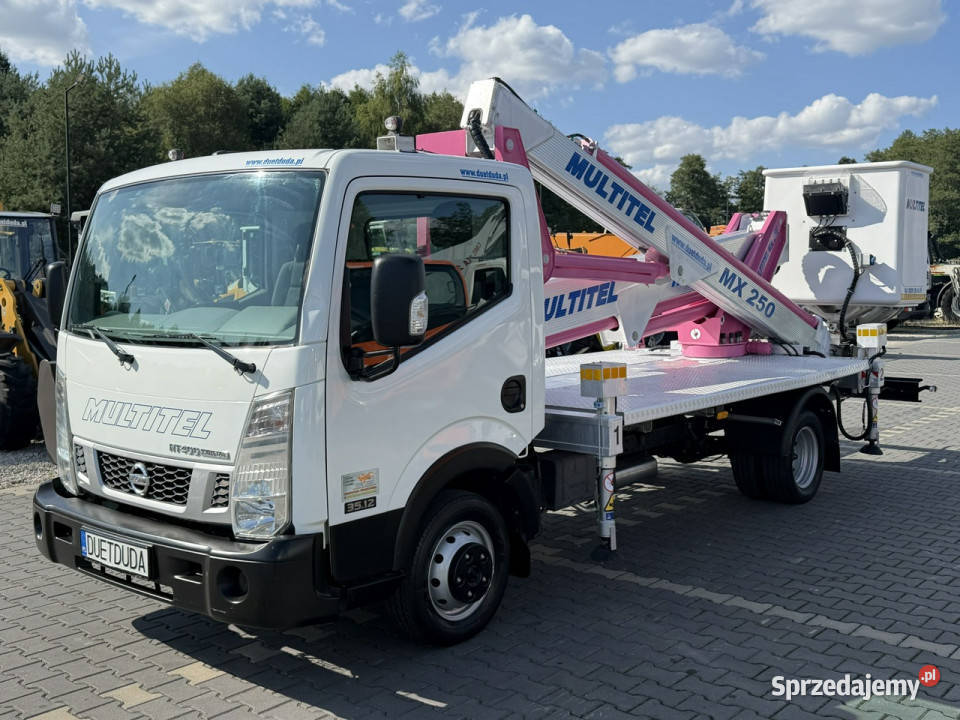 Nissan Cabstar Podnośnik Koszowy Zwyżka Multitel Widełki