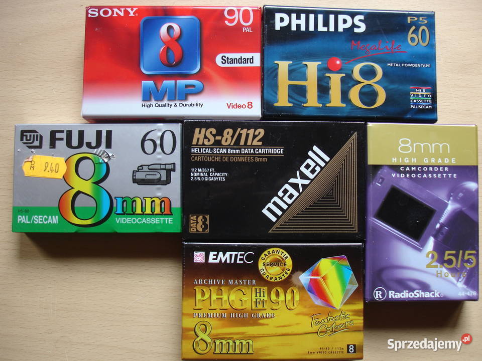 KASETA video 8 nowa Pozostałe sprzedam