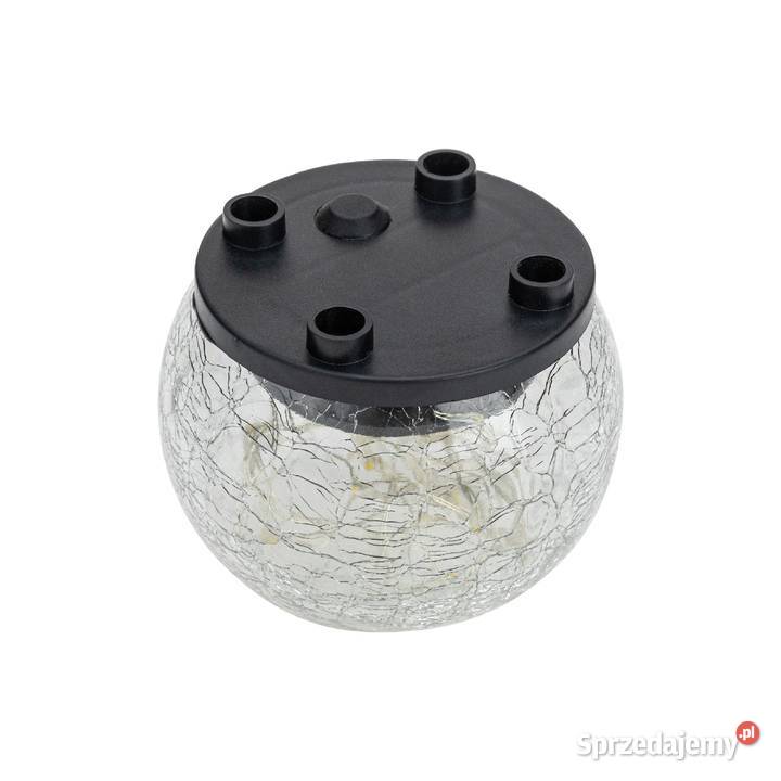 Lampa solarna ogrodowaled kula