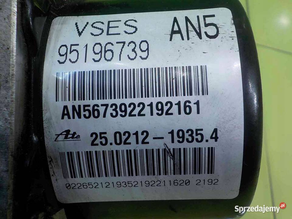 OPEL ANTARA LIFT 22 CDTI 12r pompa ABS 95196739 Pompy hamulcowe mazowieckie Suków sprzedam