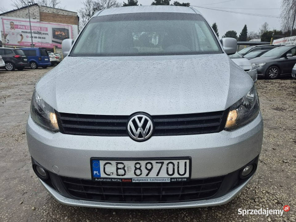 Volkswagen Caddy SalonLong 7 osób Vat23 20tdi światła do jazdy dziennej Bydgoszcz sprzedam
