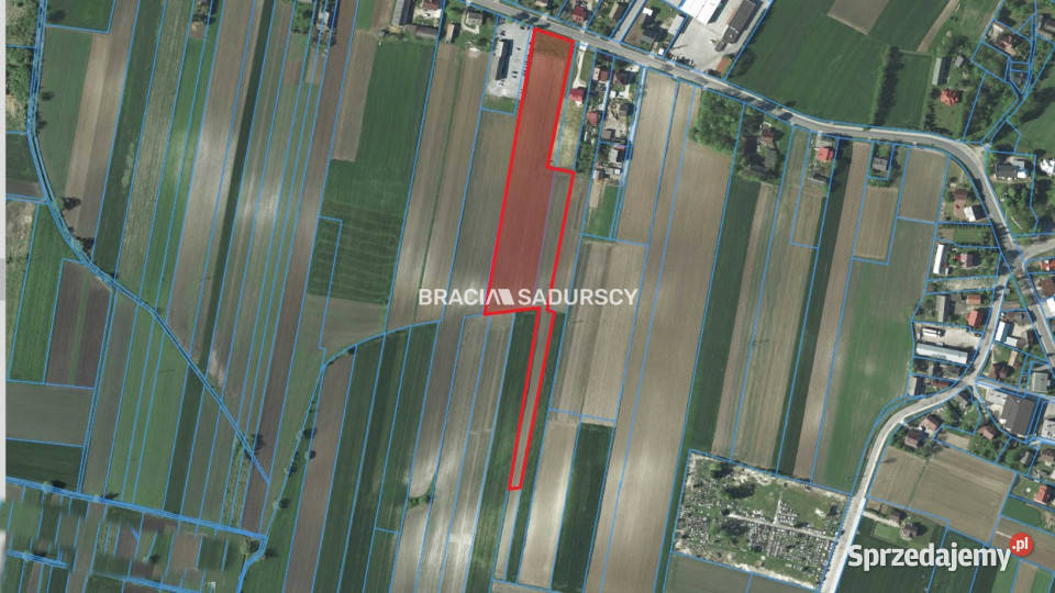 sprzedaży działki 16768m2 Niegardów asfalt