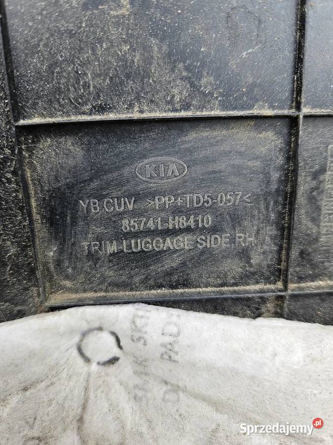 BOCZEK WYGUSZENIE BAGAŻNIKA PRAWY TYŁ KIA STONIC Pozostałe Warszawa