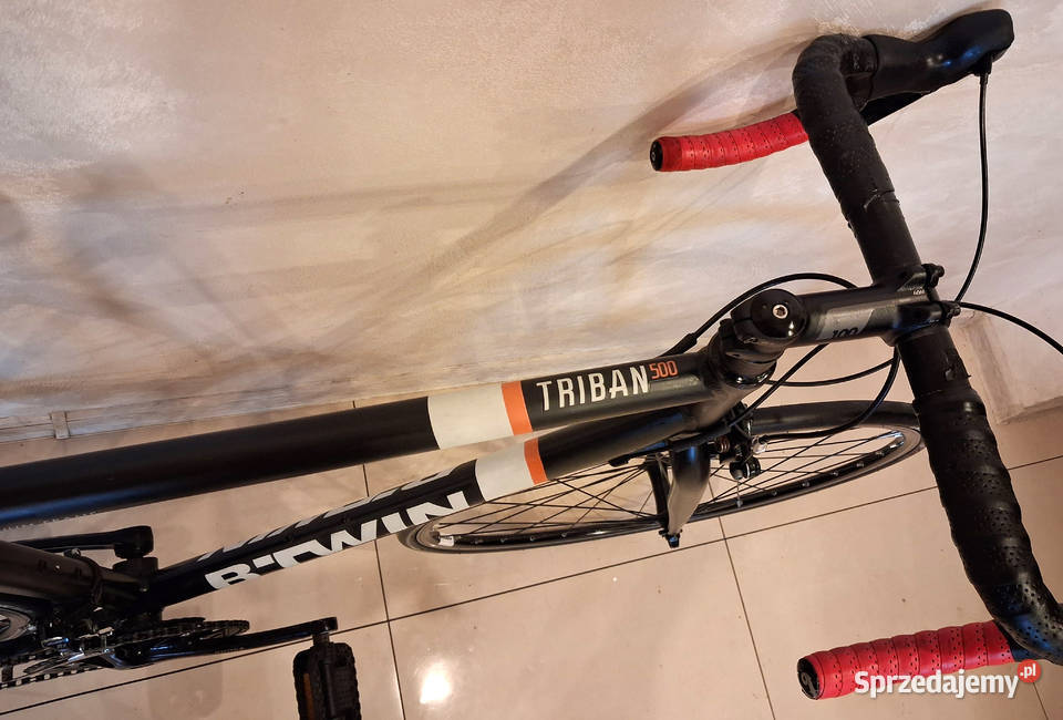 Duży rower szosowy Triban 500 stan koła 28 Szosowe Zawiercie sprzedam