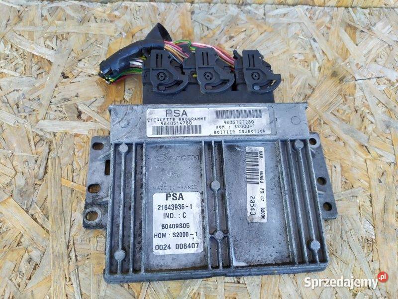 STEROWNIK SILNIKA CITROEN 9640514780 9632727280 Gliwice