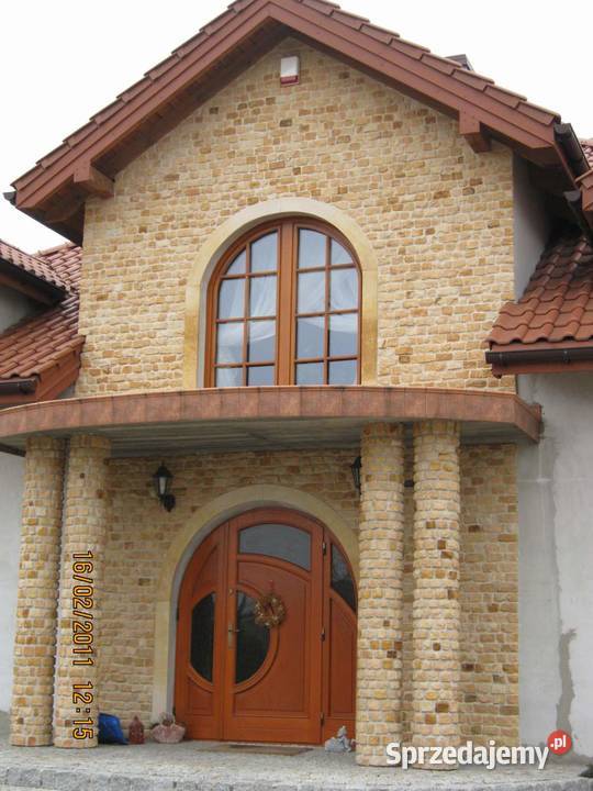 Kamień płytki cegła łupek ścienny na dom Radomsko