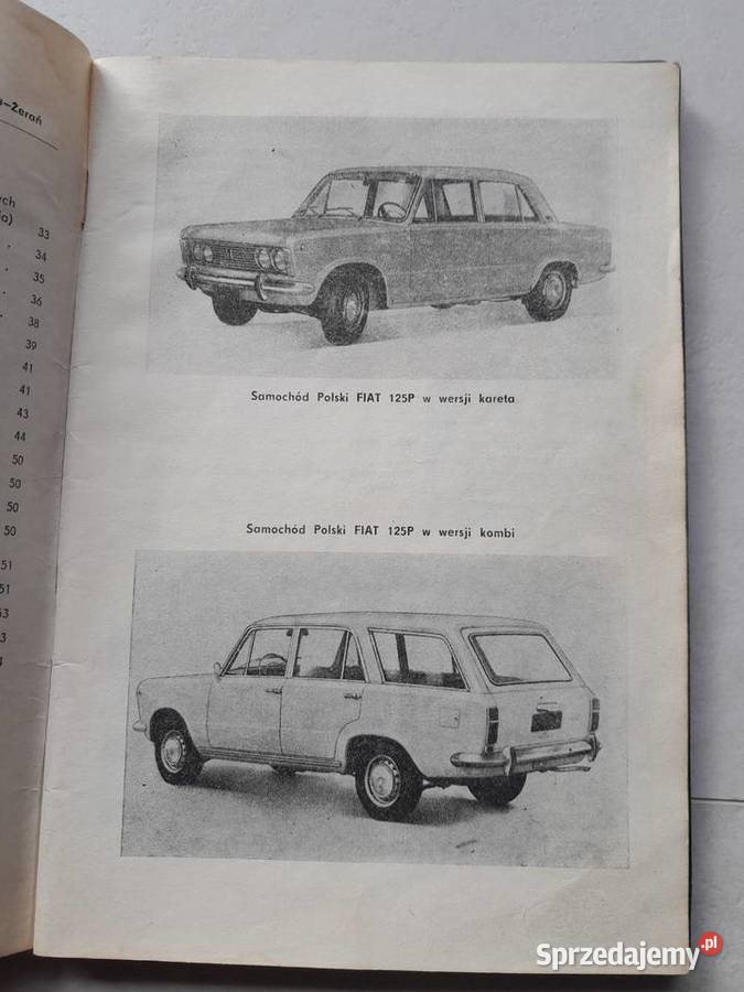 Stara książeczka Polski Fiat 125p pierwsze Dąbrowa Górnicza