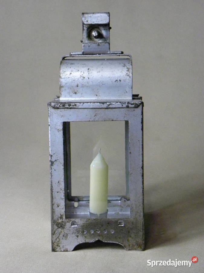 Niemiecka świecowa lampa kolejowa wagonowa DR Legnica