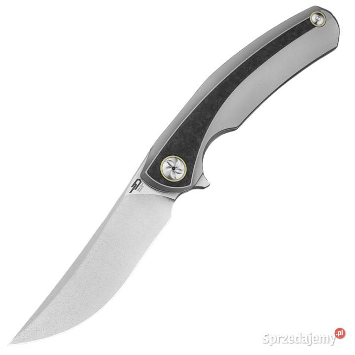 Nóż składany Bestech Sambac Grey Titanium Warszawa