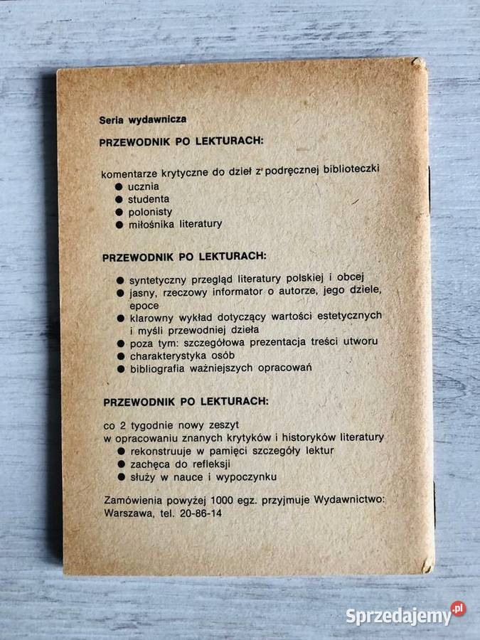 Skamander opracowanie Przewodnik lekturach łódzkie Łódź sprzedam