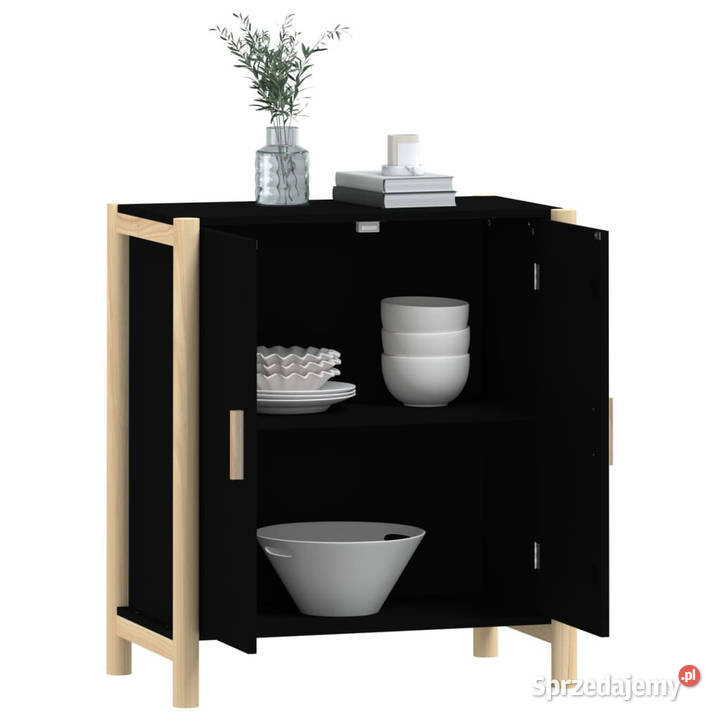 Szafka czarna 62x38x70 materiał drewnopochodny mazowieckie Warszawa