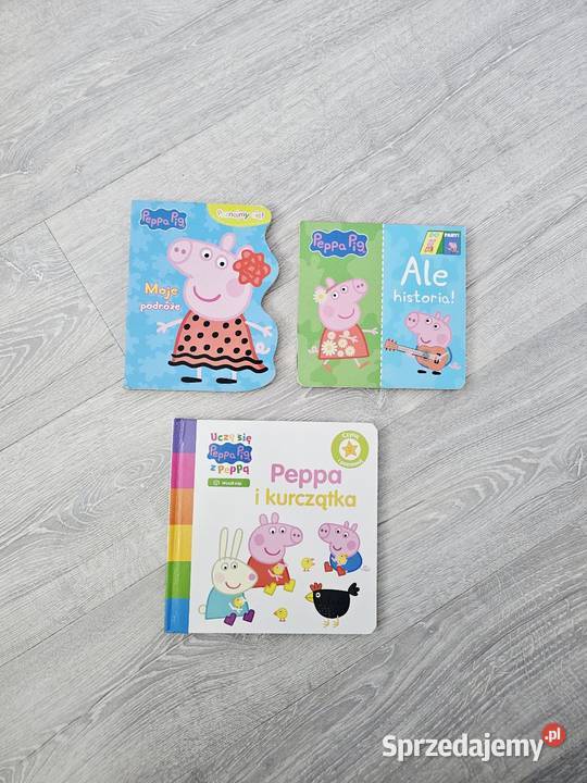 Twarde książki dzieci Świnka Peppa 3 sztuki Łomianki Dolne