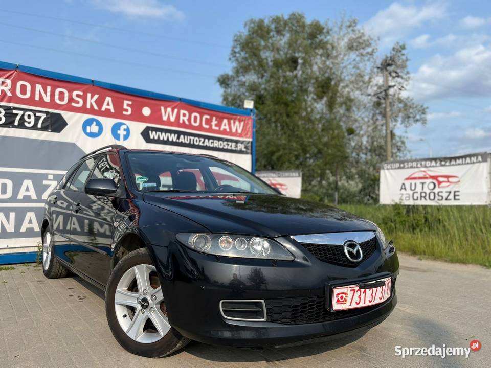 Mazda 6 20 Benzyna 2007 Polift Klima Alufelgi nieuszkodzony Wrocław sprzedam