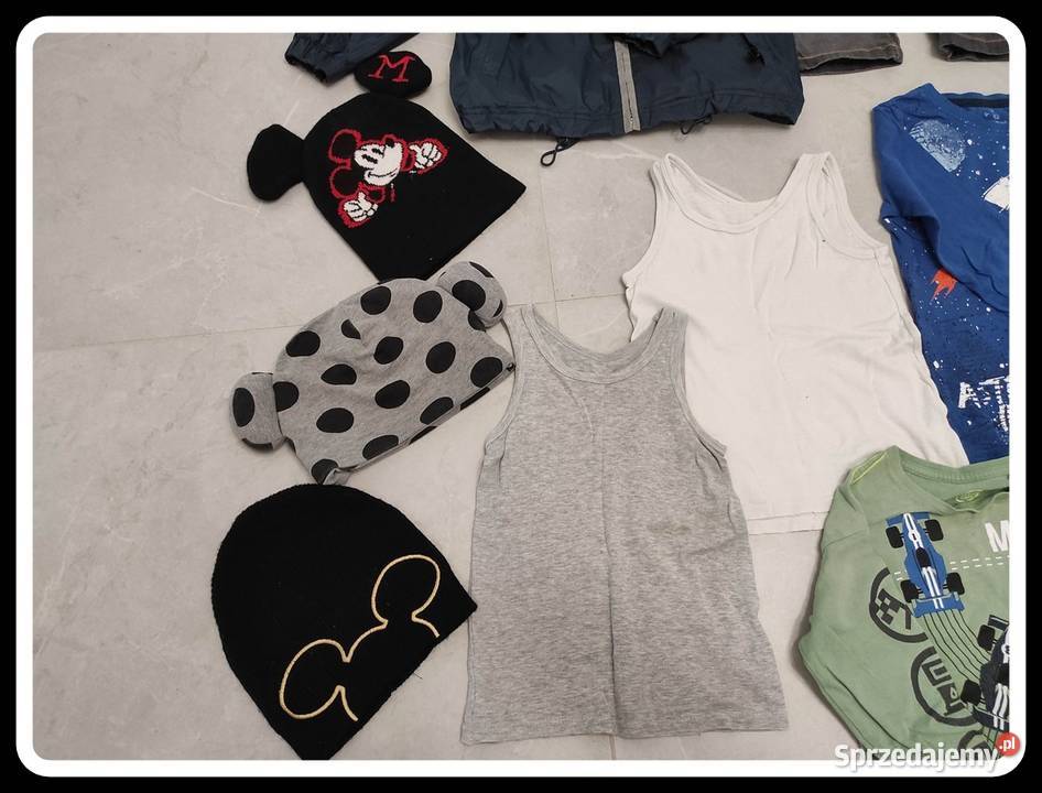 Zestaw ubrań chłopięcych około 110 i 116 mazowieckie Płock