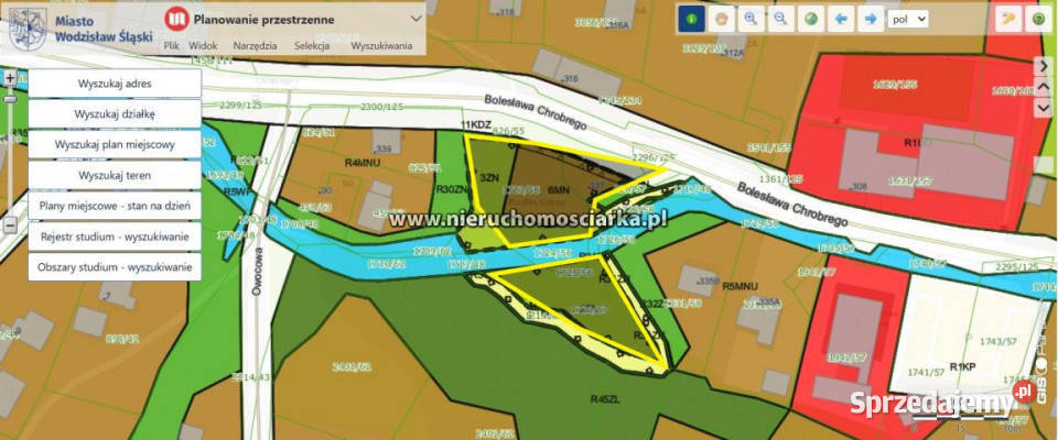 Działka Wodzisław Śląski 2361m2 śląskie