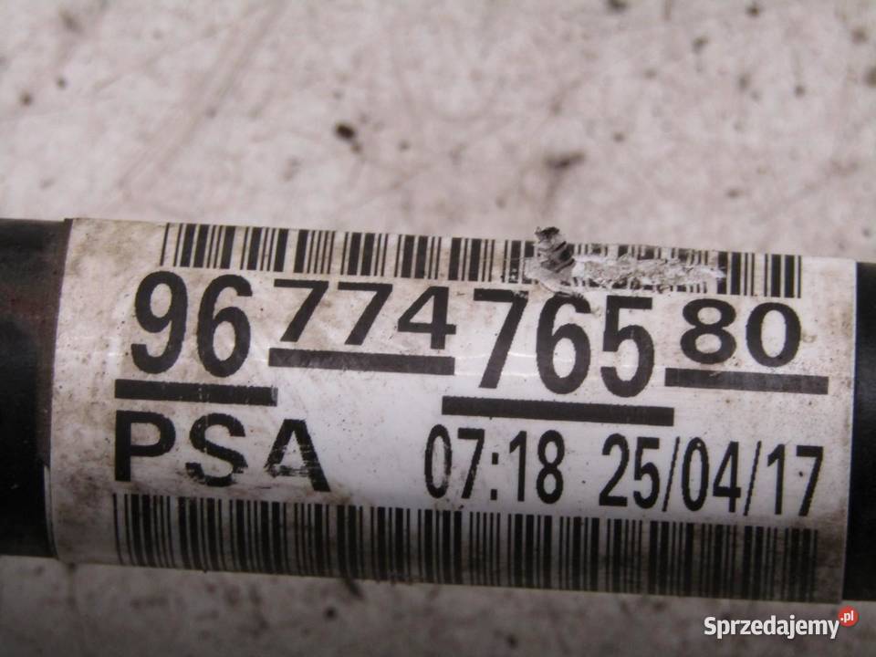 PÓŁOŚ PRZEDNIA LEWY PRZÓD 12 VTI CITROEN C3 III