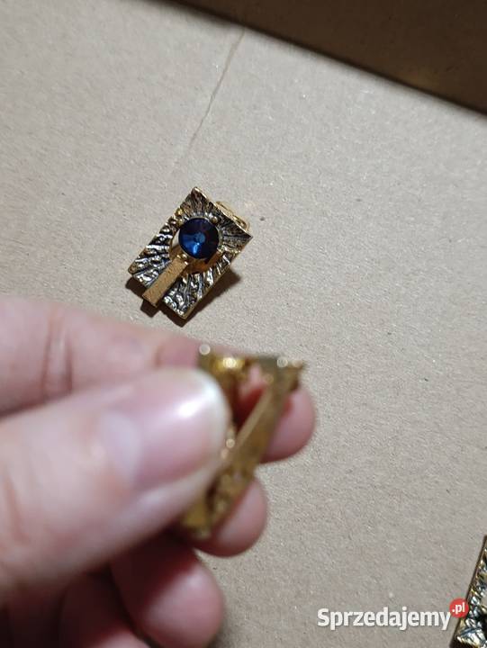 zestaw komplet naszyjnik bransoletka klipsy Poznań sprzedam