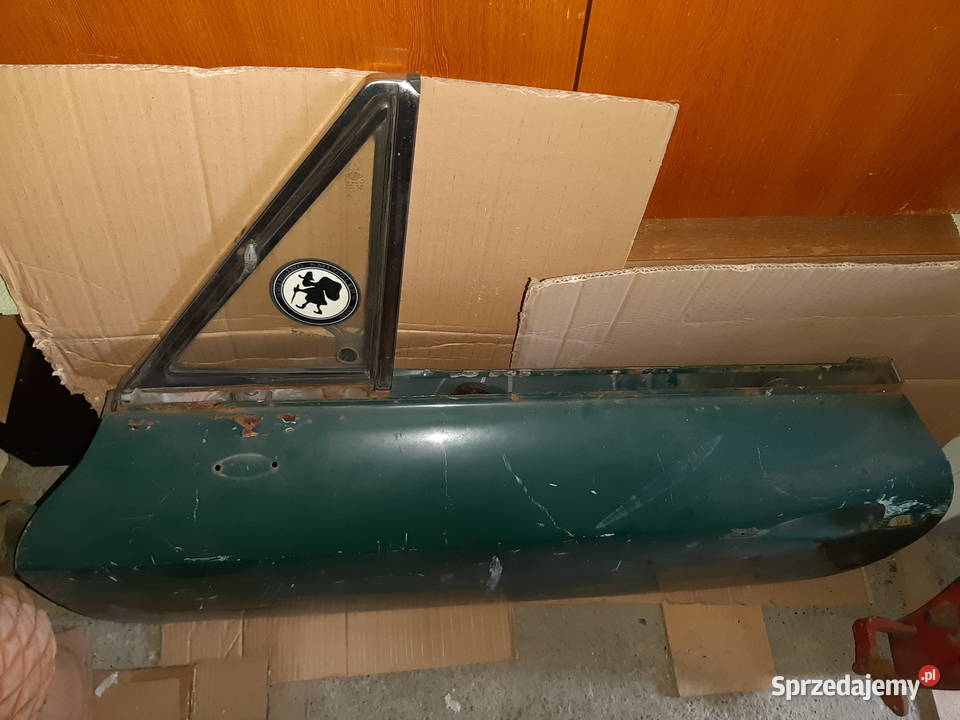 Drzwi zielone Fiat 124 Spider 1966 1982 lewa Głuchołazy sprzedam