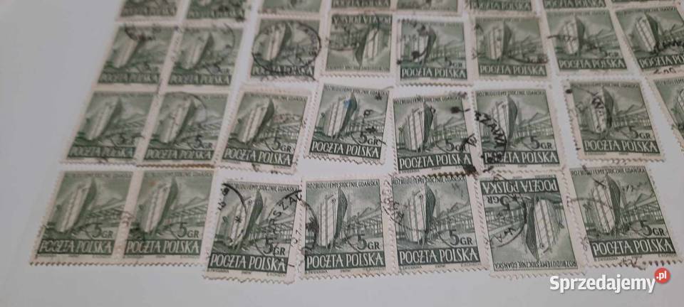 znaczki Rozbudowa Stoczni Gdańskiej 1952r 60 z11 Warszawa