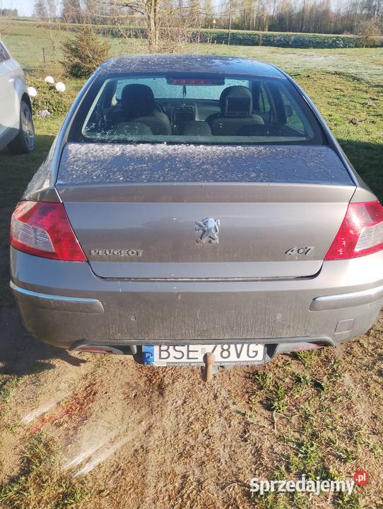 Peugeot 407 diesel sedan 115KM podlaskie Krasnopol