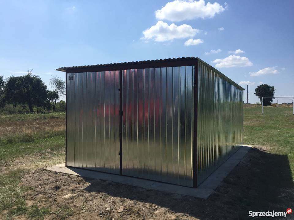 GARAŻE BLASZANE 3x5m ocynk TRANSPORT I MONTAŻ 15m2 Lublin