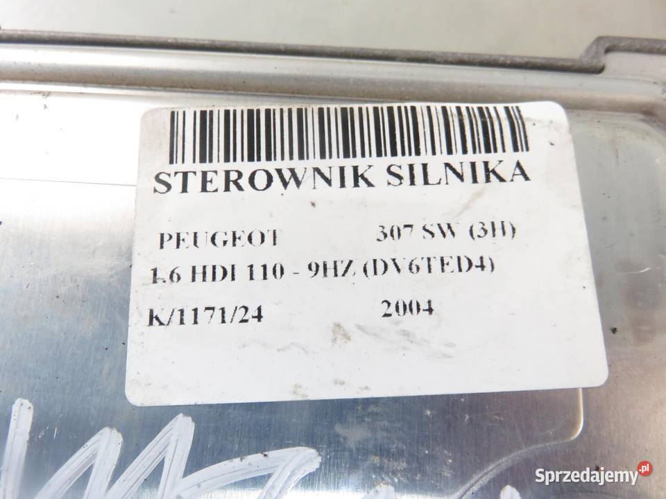 STEROWNIK PEUGEOT 307 SW 16 HDI 0281011803