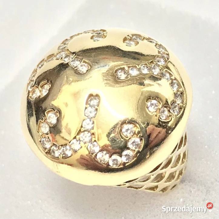 Złoty PIERŚCIONEK 585 14K ZJAWISKOWY wyrób z Warszawa sprzedam