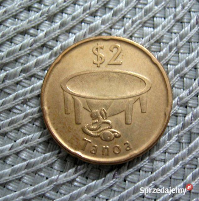 Fidżi 2 Dolary 2014r Ładna Większa Numizmatyka Kalisz