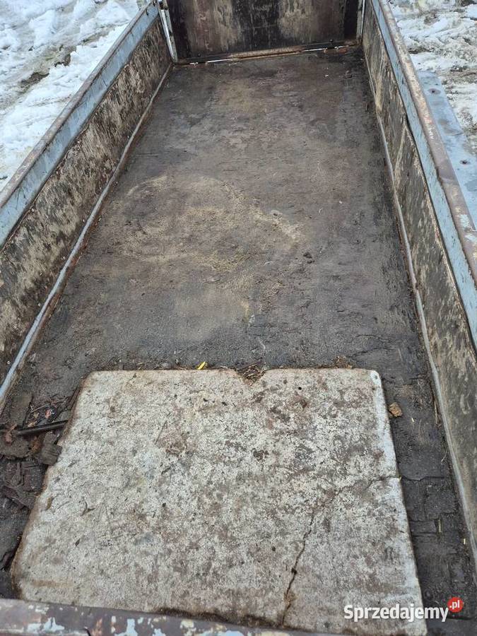 Przyczepka laweta do minikoparki 3x13 Auwarter towarowe Stara Kaźmierka sprzedam