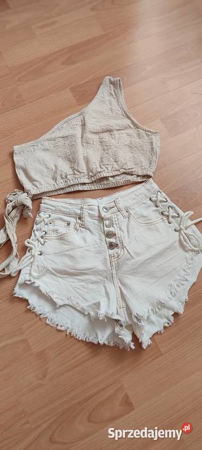 Zestaw spodenki 2 bluzki NOWE bez metki