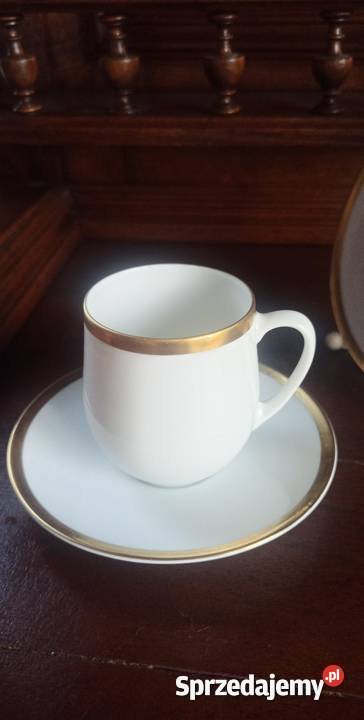 Filiżanka na spodku z talerzykiem Rosenthal Syg Gdańsk