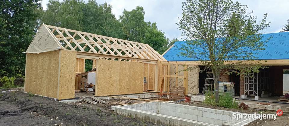 Dom 70 m na zgłoszenie szkielet drewniany Polkowice