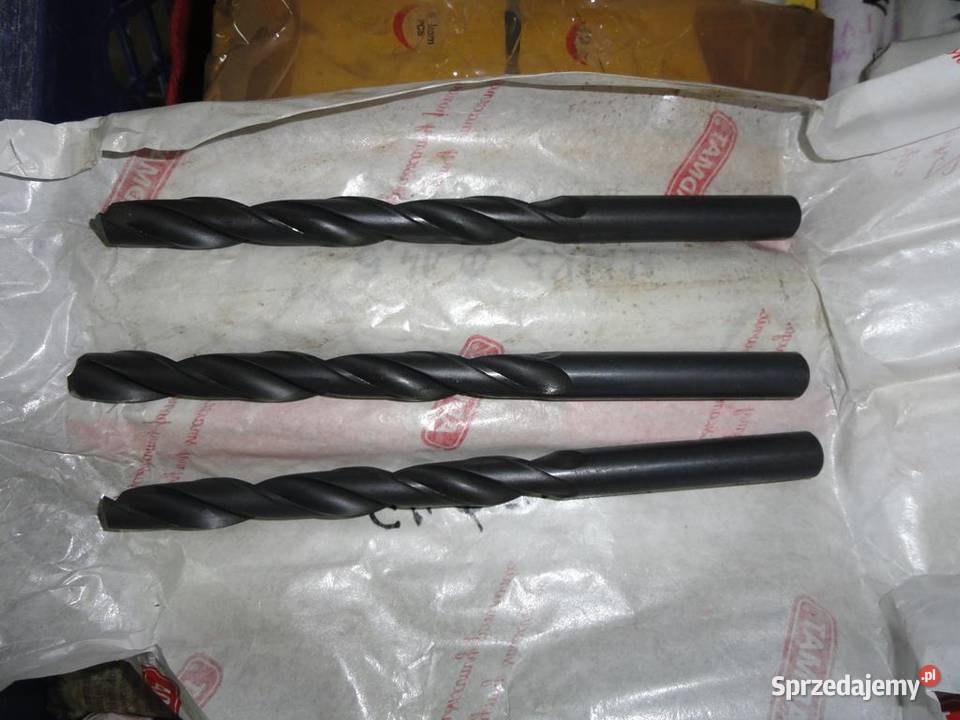 Wiertła z chwytem walcowym na stożek różne śr Produkcja Kalisz sprzedam