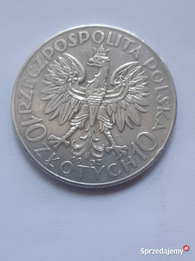 Moneta Głowa Kobiety 10 1933r 52 z zm