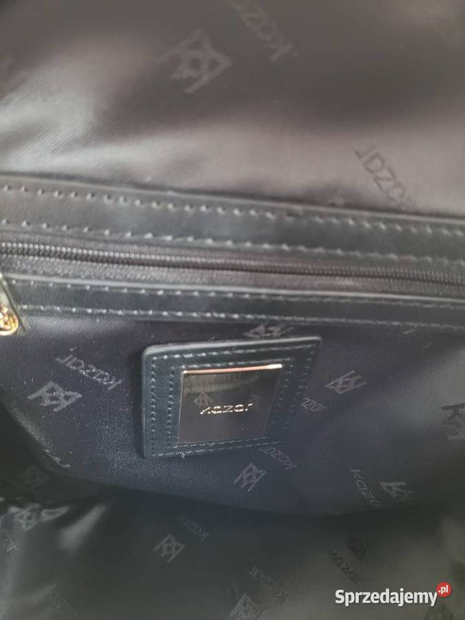 Niebeski plecak w czerwone kwiaty Kazar Liszki