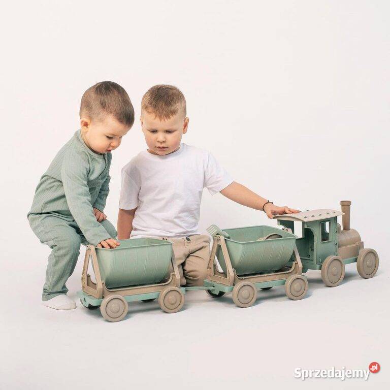 zabawki do piaskownicy Pociąg Plus pastelowy