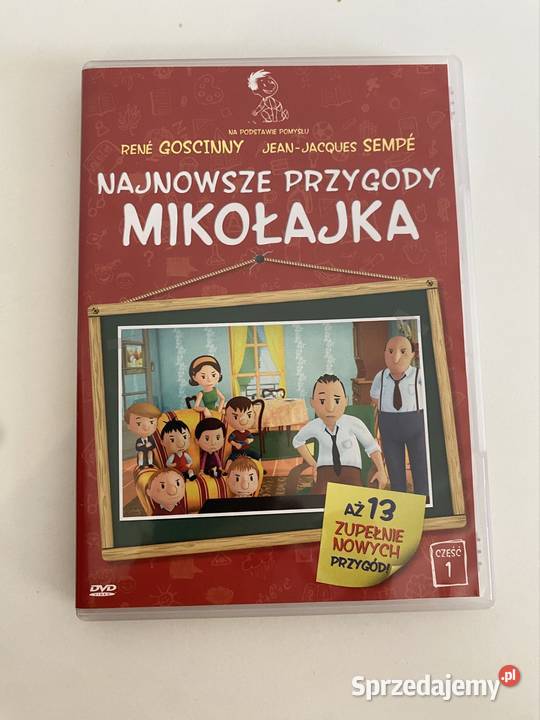 DVD dysk Najnowsze przygody Mikotajka x4 sztuki wewnętrzny Warszawa